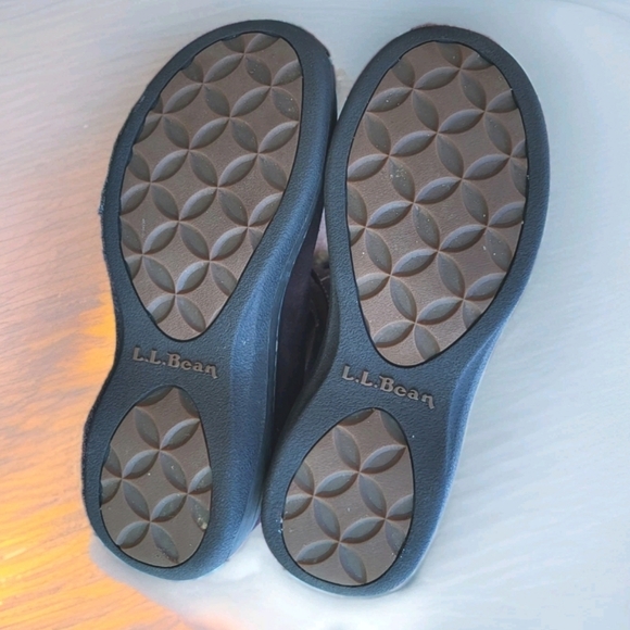 LL Bean Waterproof Nordic Tek 2.5 Insulate Plum Brown Suede Leather Boot Women 6 - Picture 3 of 9